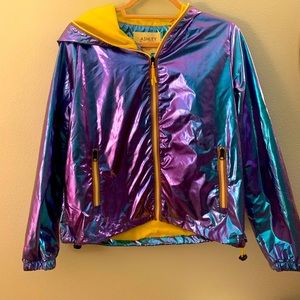 Mermaid Chrome Windbreaker Jacket